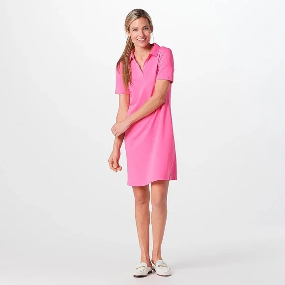 white christmas dresses Isaac Mizrahi Live! Plus Size Essentials Pima Cotton Long Sleeve Tunic –  Biggybargains